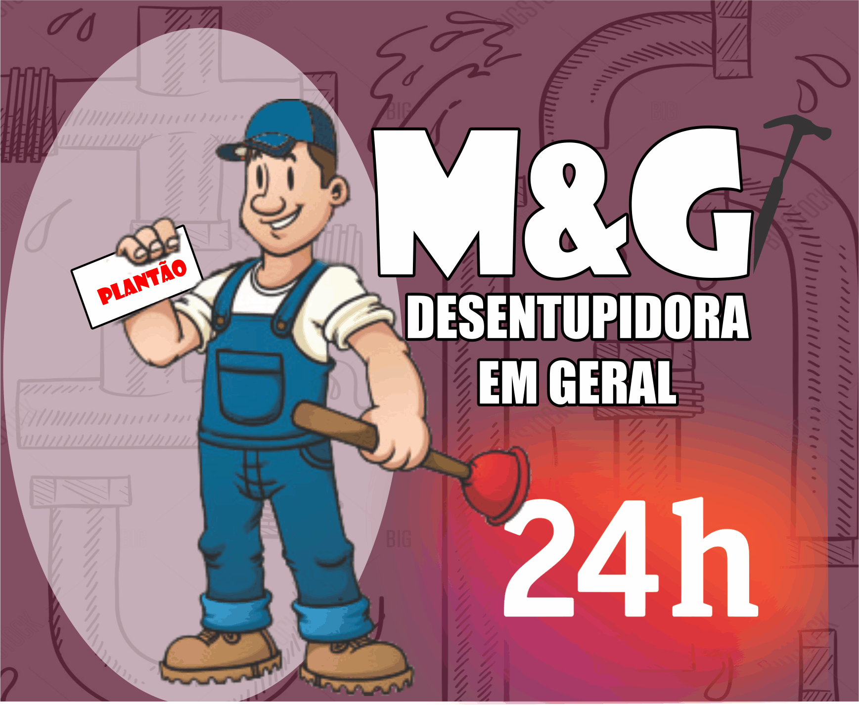  M&G Desentupidora em Geral      Fones: (41) 3344-2880 / (41) 99612-8965