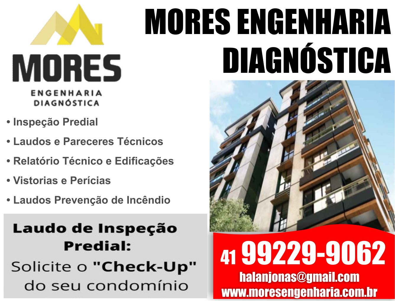  Moraes Engenharia Diagnóstica      Fones: (41) 99229-9062 /