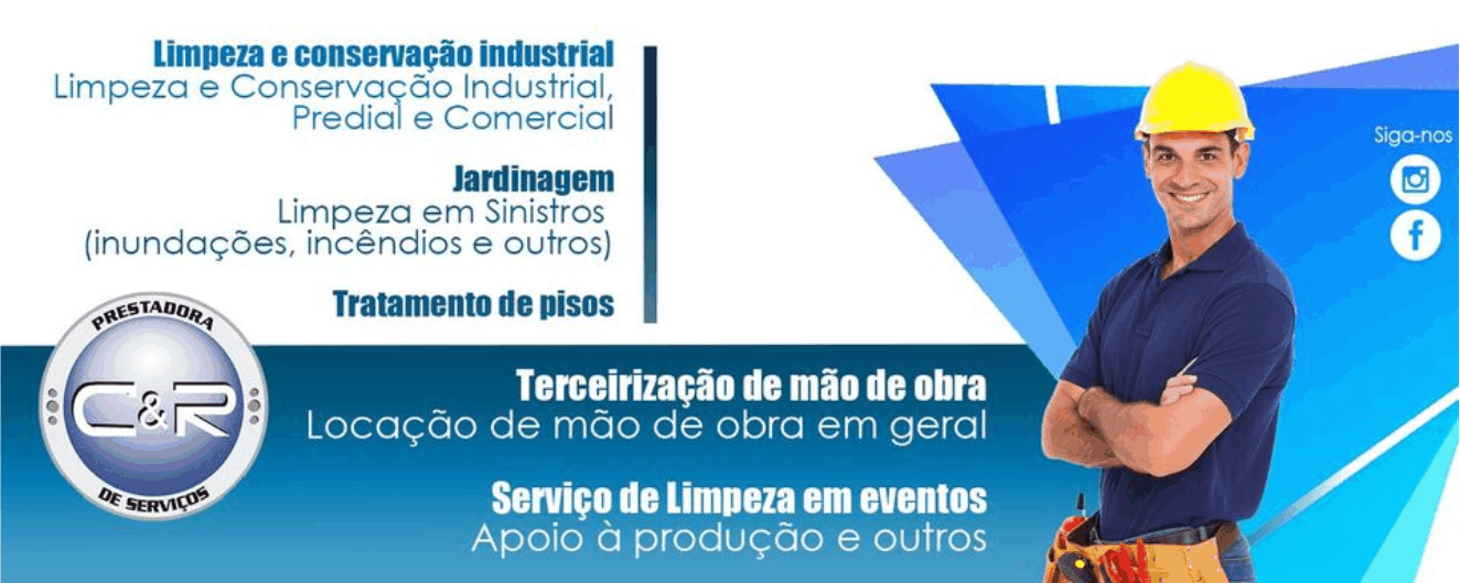  C&R Prestadora de Serviços      RUA ALFREDO PINTO, 1955, SÃO JOSÉ DOS PINHAIS - PR  Fones: (41)3073-0671 / (41) 99967-3343