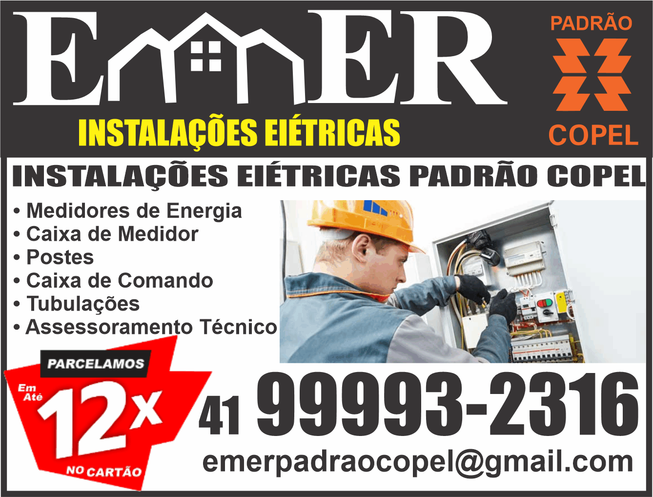 Emer Instalações Elétricas      Fones: (41) 99993-2316 /