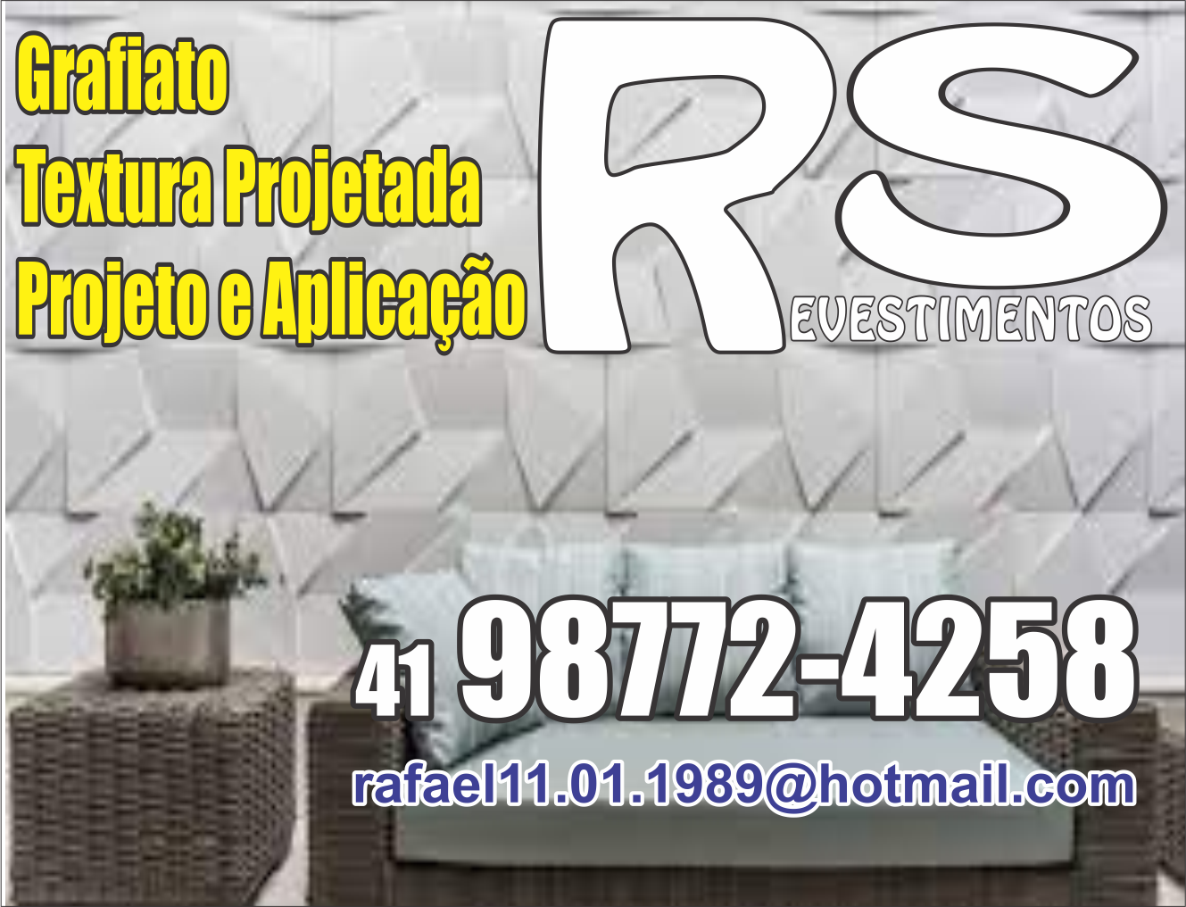 RS Revestimentos      Fones: (41)98772-4258