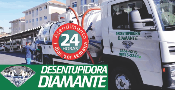  Desentupidora Diamante 24 Horas      RUA JACOB ZEM, 55, SÃO JOSÉ DOS PINHAIS - PR  Fones: (41) 3384-4215 / (41) 99515-2341