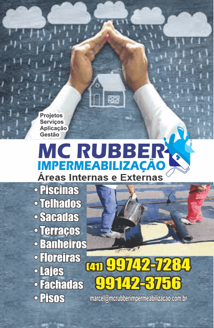 MC Rubber Impermeabilização      Fones: (41) 99742-7284 / (41) 99142-3756