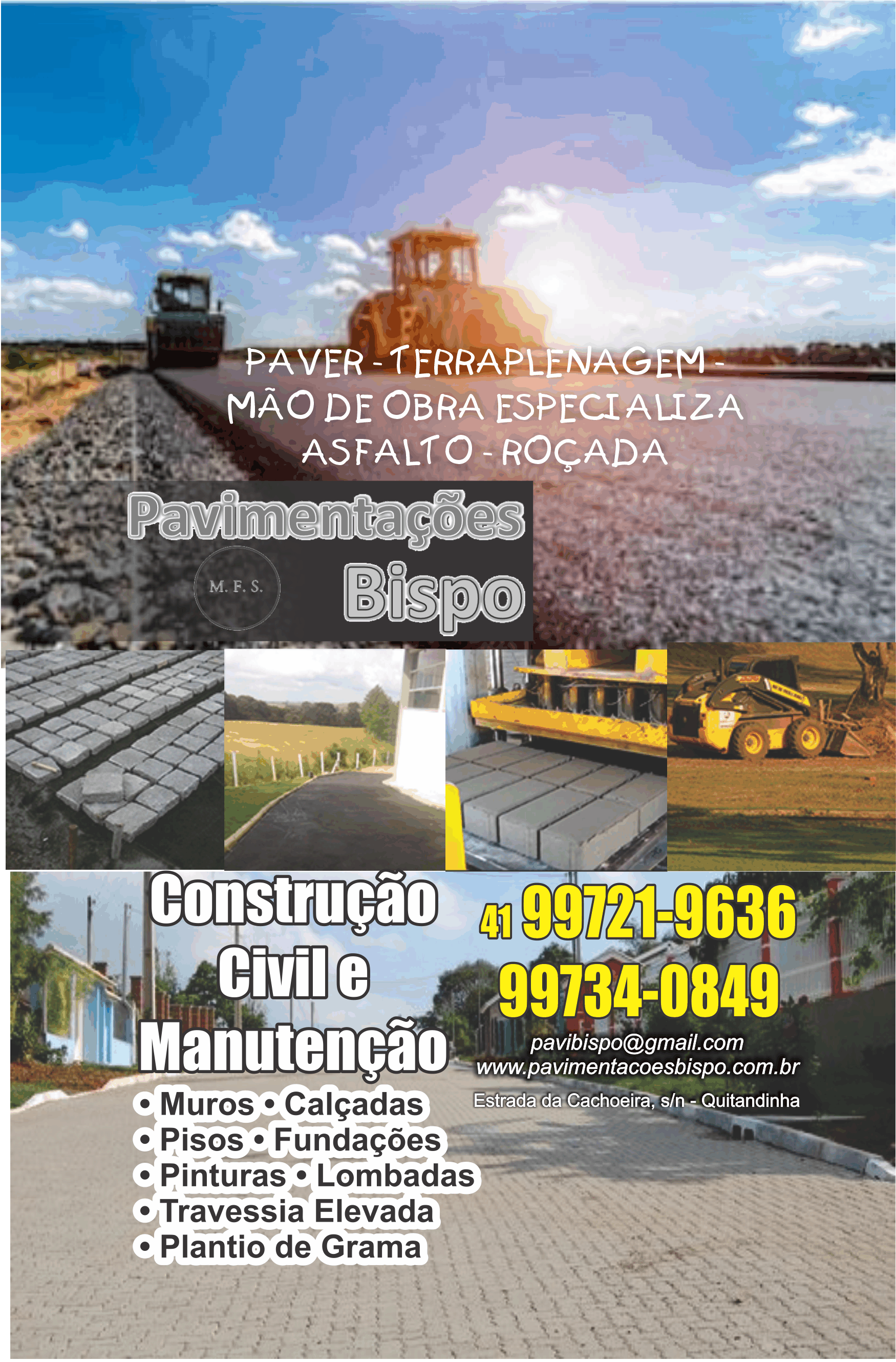 Pavimentações Bispo      Fones: (41)99721-9636 / (41) 99734-0849