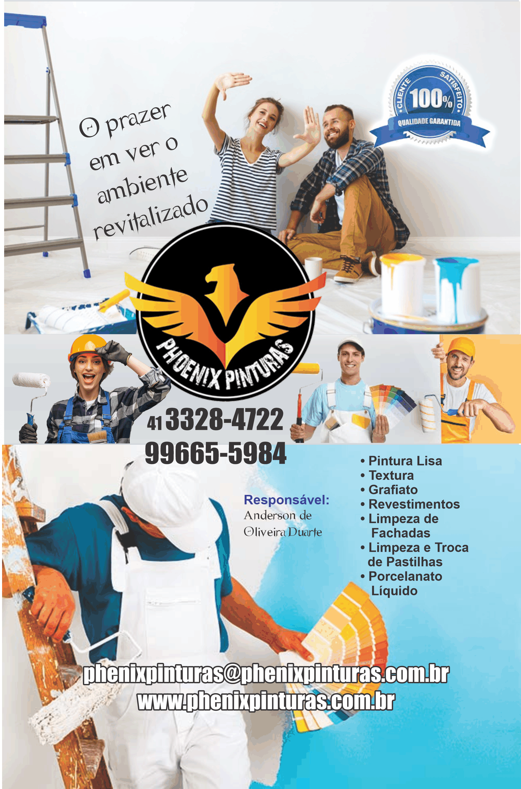 Phoenix Pinturas      Fones: (41) 3328-4722 / (41) 99665-5984