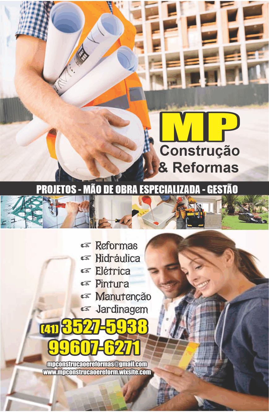 MP Construção e Reformas      Fones: (41)3527-5938 / (41) 99607-6271