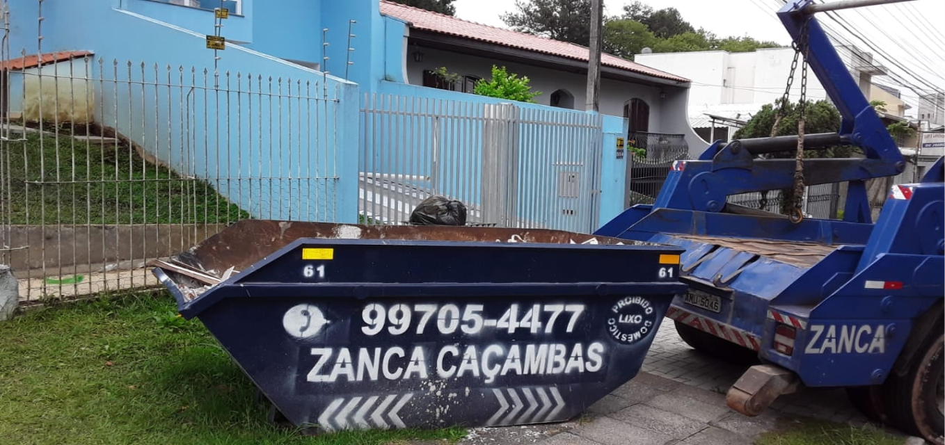 Zanca Caçambas      RUA JOÃO FALARZ, 510, CURITIBA - PR  Fones: (41) 3045-4020 / (41) 99705-4477