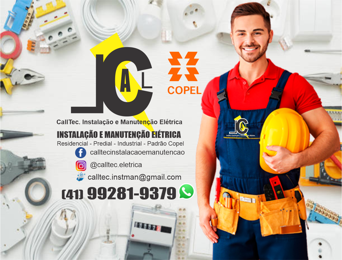 CallTec. Instalação e Manutenção Elétrica , , CURITIBA, PR  (41) 99281-9379