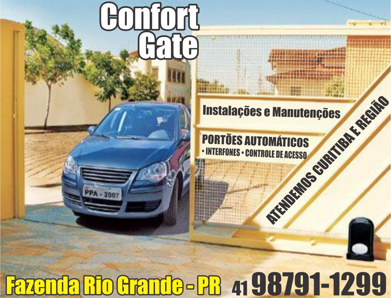 Confort Cate Portões Automáticos      Fones: (41) 98791-1299 /