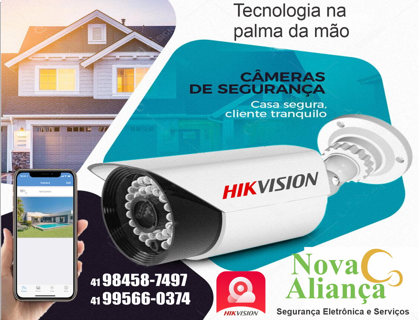 Nova Aliança Segurança Eletrônica e Serviços      Fones: (41) 98458-7497 / (41) 99566-0374